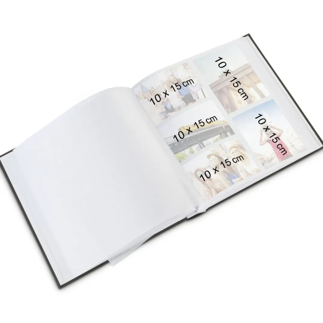 Super-Jumbo-Album "London", 34x35 cm, 80 weiße Seiten, Braun