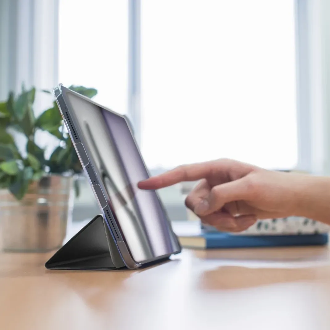 Tablet-Hülle "Fold Clear" für iPad Air 13" (2026/2025/2024), Schwarz