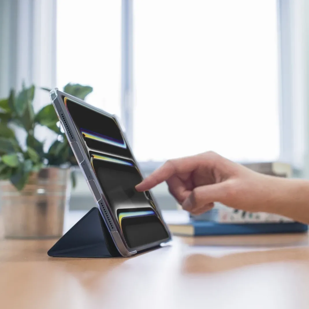 Tablet-Hülle "Fold Clear" für Apple iPad Pro 11" (2025/2024), Dunkelblau