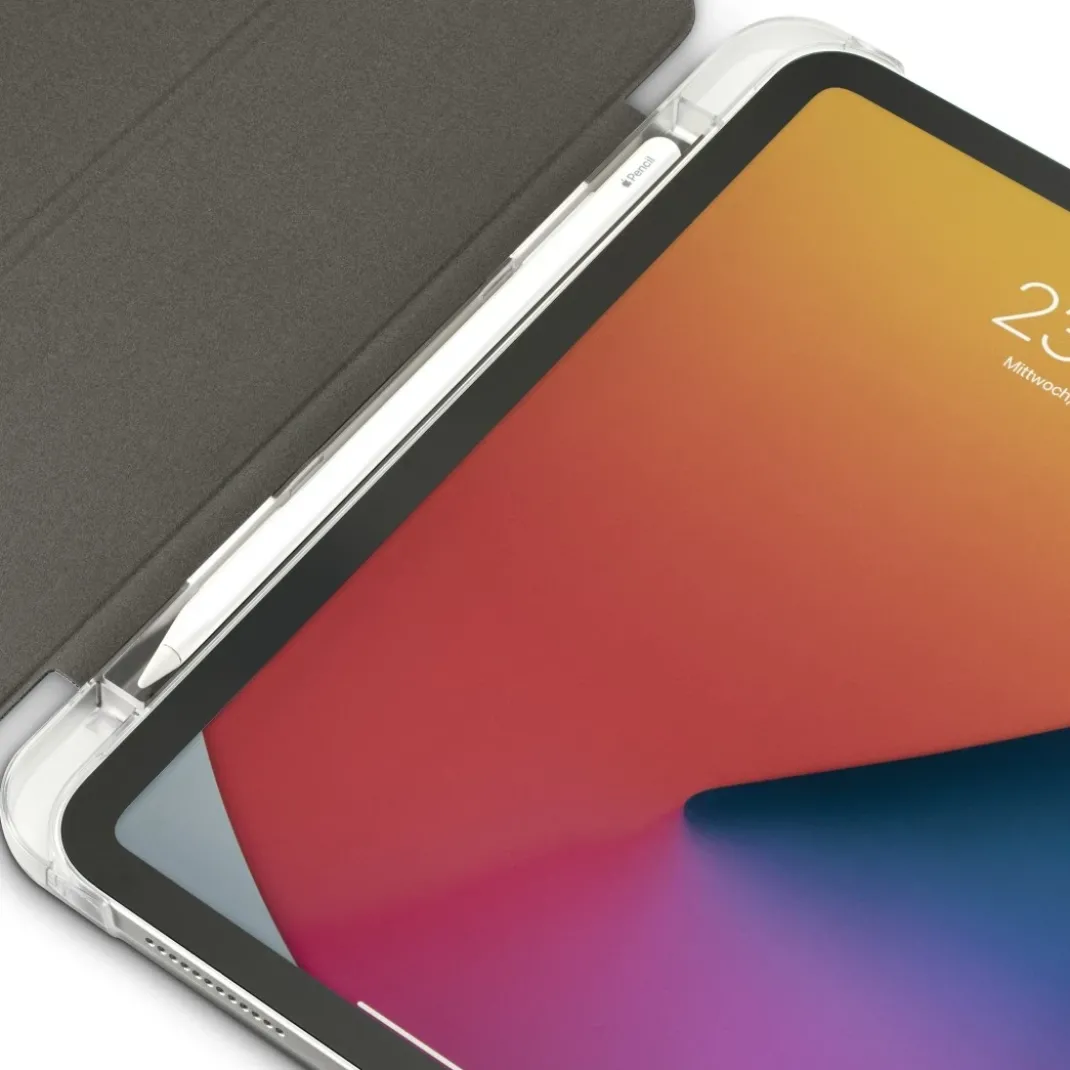 Tablet-Hülle "Fold Clear" m. Stiftfach f. iPad 11" (25)/iPad 10.9" (22), SW