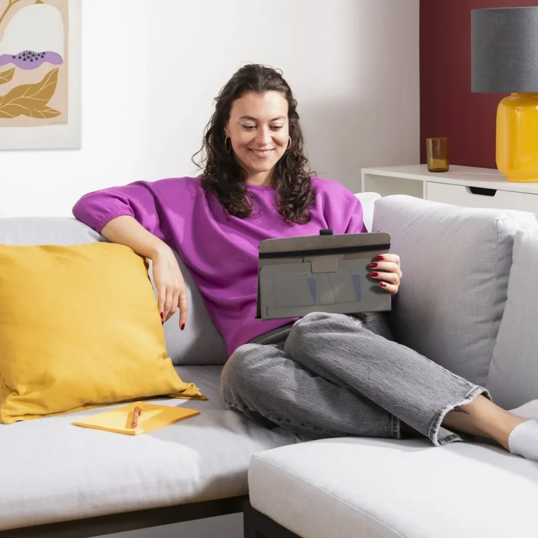 Tablet-Hülle "Velvet" für Tablets 24 - 28 cm (9.5 - 11"), Sand