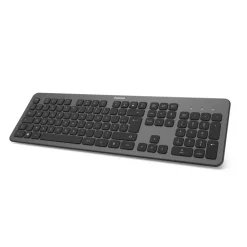 Tastatur "KW-700", kabellos, Anthrazit/Schwarz, AZERTY FR