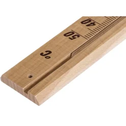 Thermometer, für innen, Holz, 20 cm, analog
