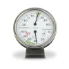 Thermometer und Hygrometer "Tahiti", Ø 11 cm, Silber
