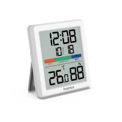 Thermometer und Hygrometer "Paros", digital, für innen, Weiß