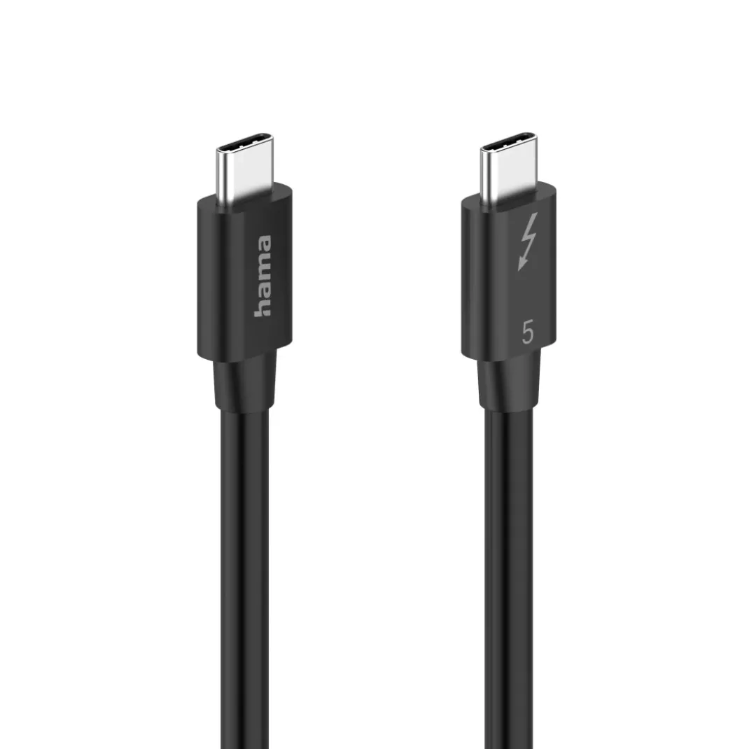 Thunderbolt-5-Kabel "USB-C", 80 Gbit/s, 5 A, 240 W, Ultra-HD 8K, 1,00 m