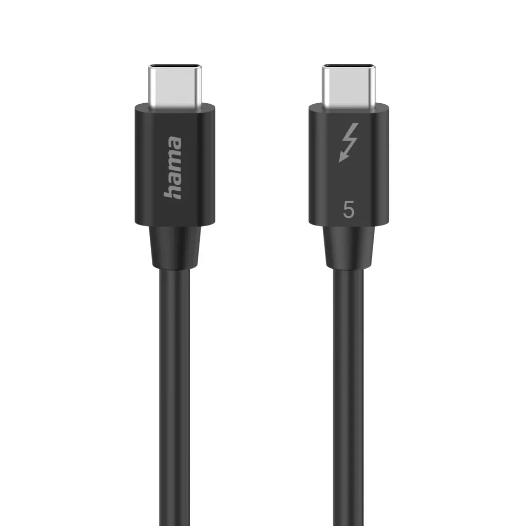 Thunderbolt-5-Kabel "USB-C", 80 Gbit/s, 5 A, 240 W, Ultra-HD 8K, 1,00 m