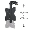 TV-Deckenhalterung, schwenkbar, höhenverstellbar, 117 cm (46") bis 20 kg