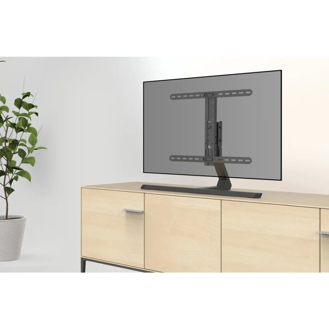 TV-Standfuß, schwenkbar, neigbar, höhenverstellbar, 165 cm (65") bis 40 kg