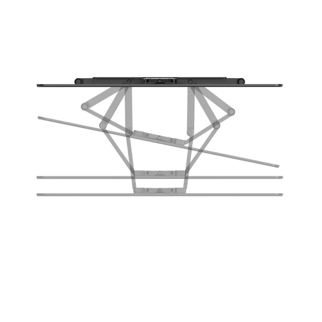 TV-Wandhalterung FULLMOTION "Ultraslim", 600x400, 229 cm (90"), Schwarz