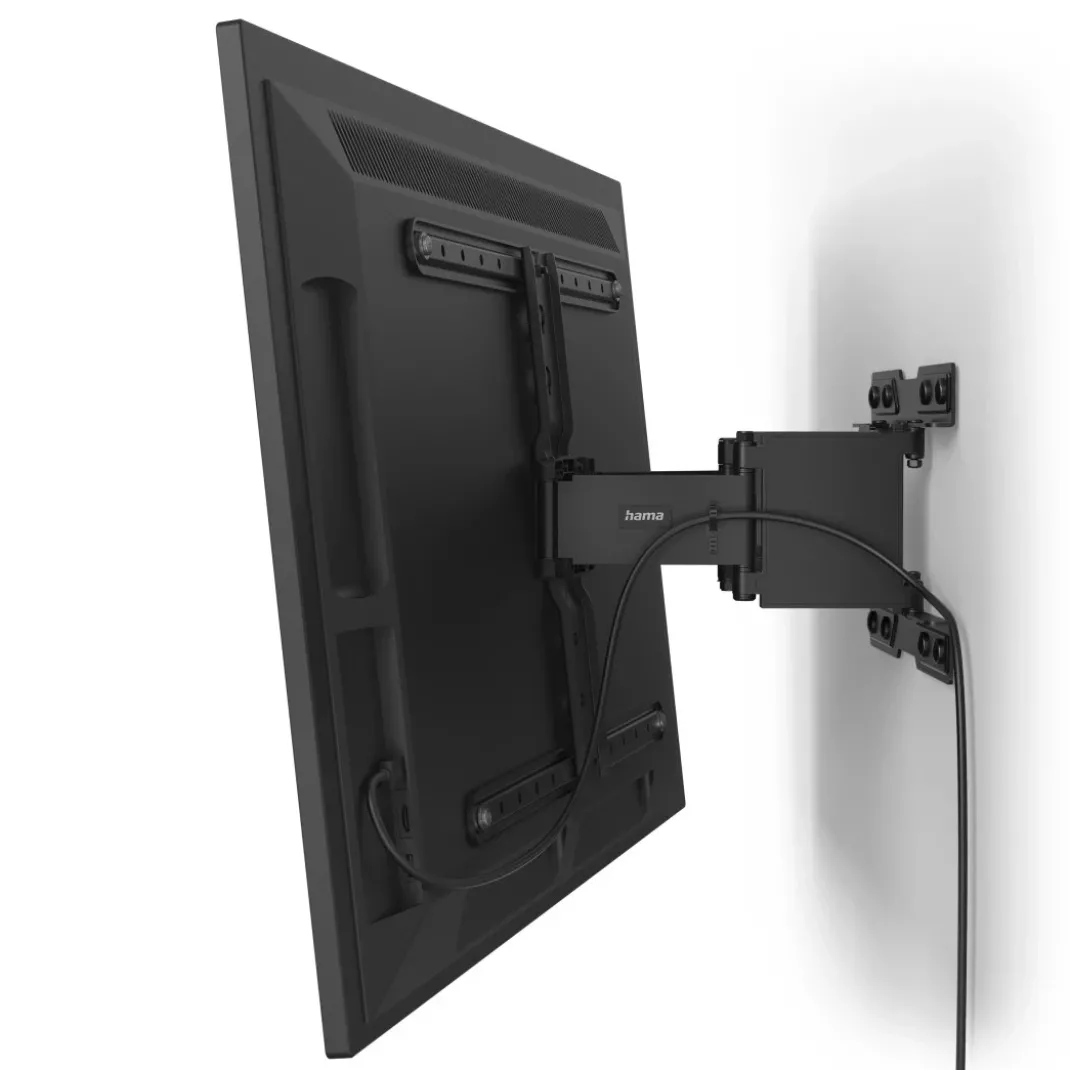 TV-Wandhalterung FULLMOTION "Ultraslim", 600x400, 229 cm (90"), Schwarz