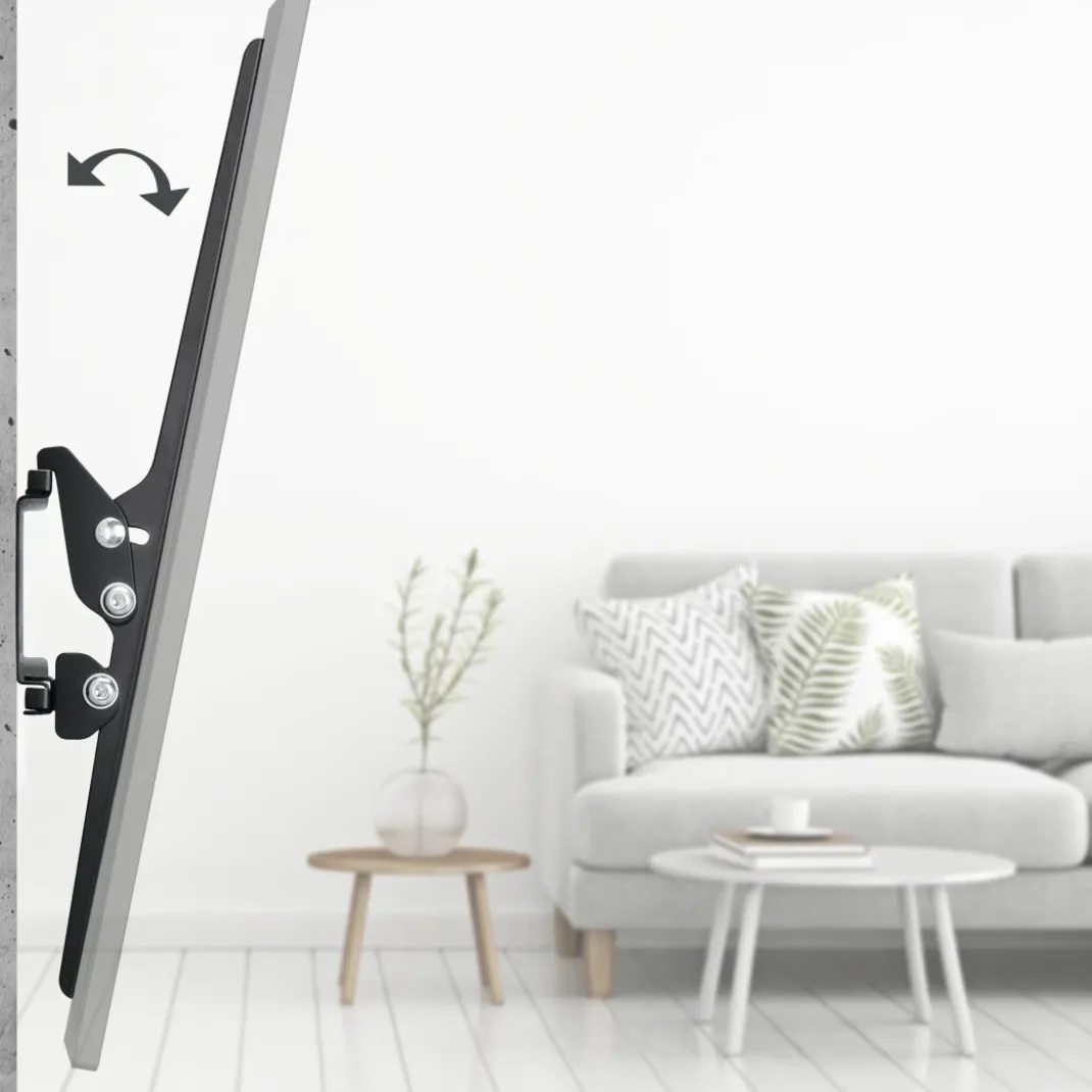 TV-Wandhalterung, neigbar, 191 cm (75") bis 60 kg