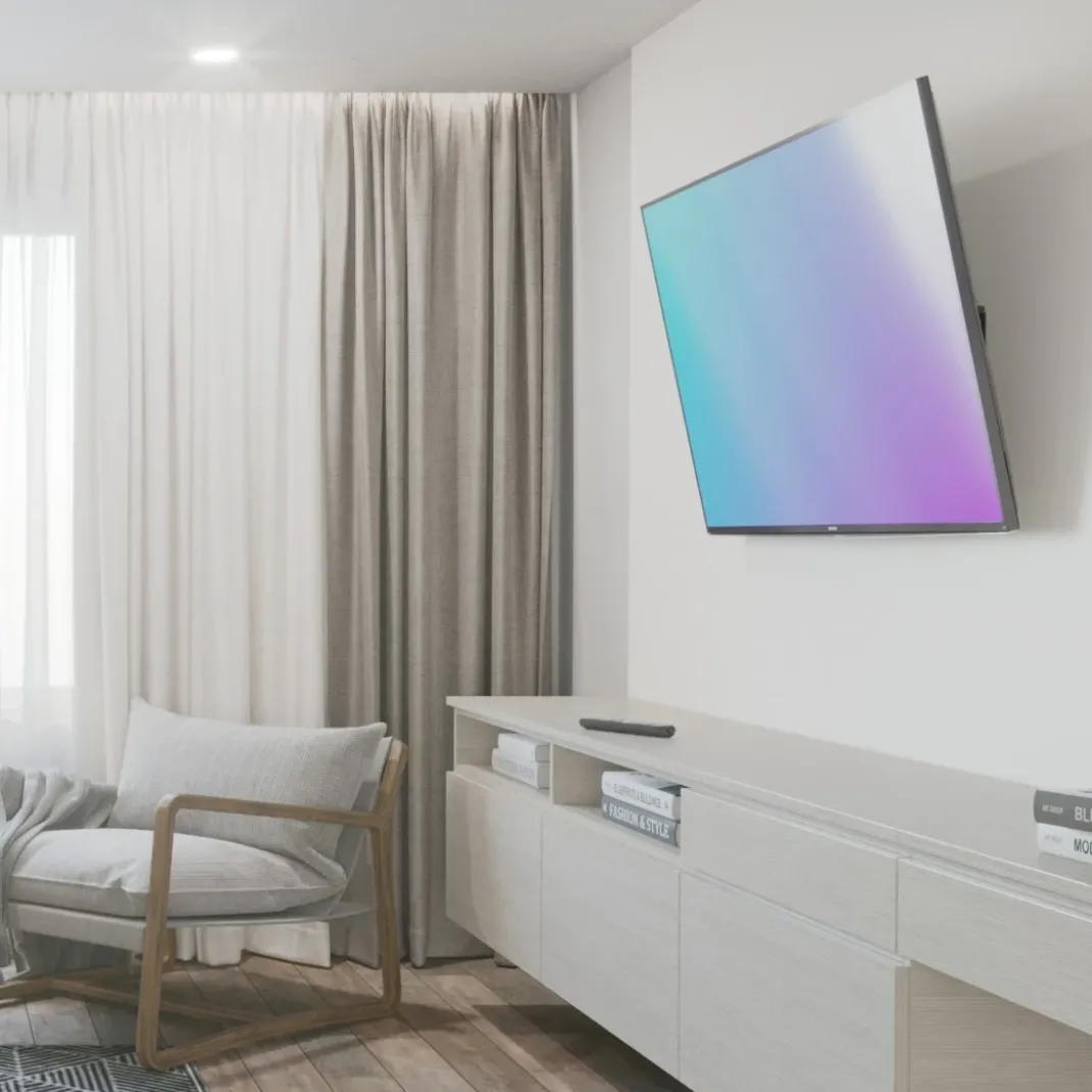 TV-Wandhalterung, neigbar, 122 cm (48") bis 25 kg, Wandabstand 2,9 cm