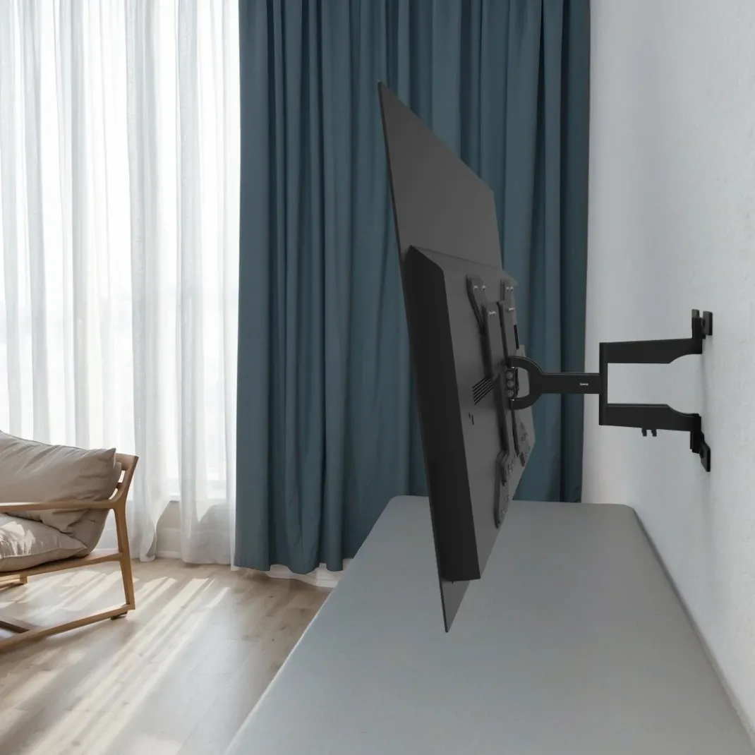 TV-Wandhalterung, OLED, flach, schwenkbar, ausziehbar, 229cm (90") bis 50kg