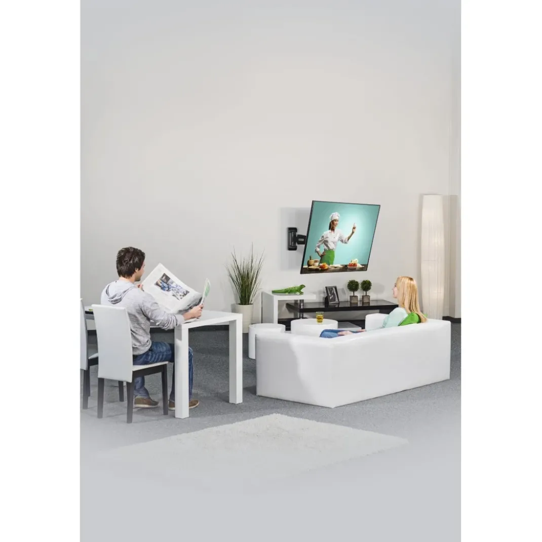 TV-Wandhalterung, schwenkbar, neigbar, ausziehbar, 165 cm (65") bis 35 kg