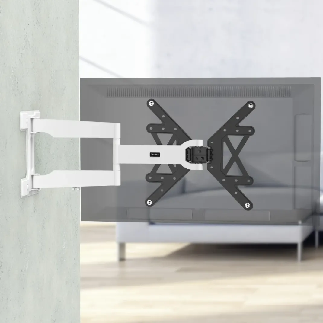 TV-Wandhalterung, schwenkbar, neigbar, langer Arm, 165 cm (65"), bis 50 kg