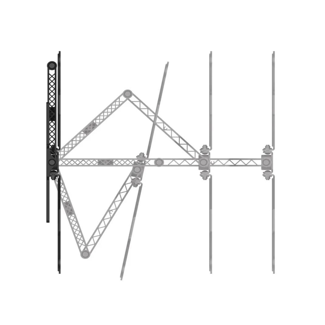 TV-Wandhalterung, schwenkbar, neigbar, extra flach, 165 cm (65") bis 30 kg