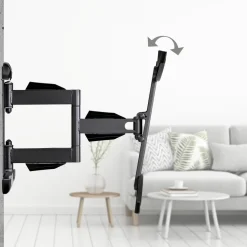 TV-Wandhalterung, schwenkbar, neigbar, ausziehbar, 191 cm (75") bis 45 kg