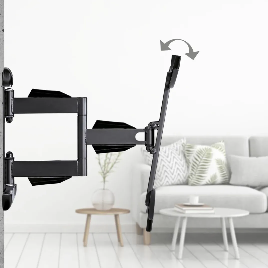 TV-Wandhalterung, schwenkbar, neigbar, ausziehbar, 191 cm (75") bis 45 kg