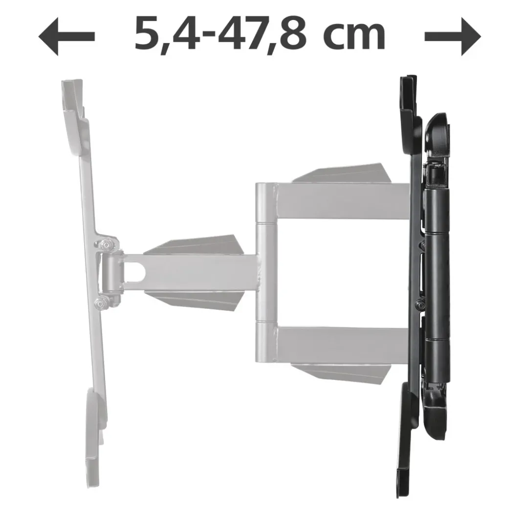 TV-Wandhalterung, schwenkbar, neigbar, ausziehbar, 191 cm (75") bis 45 kg