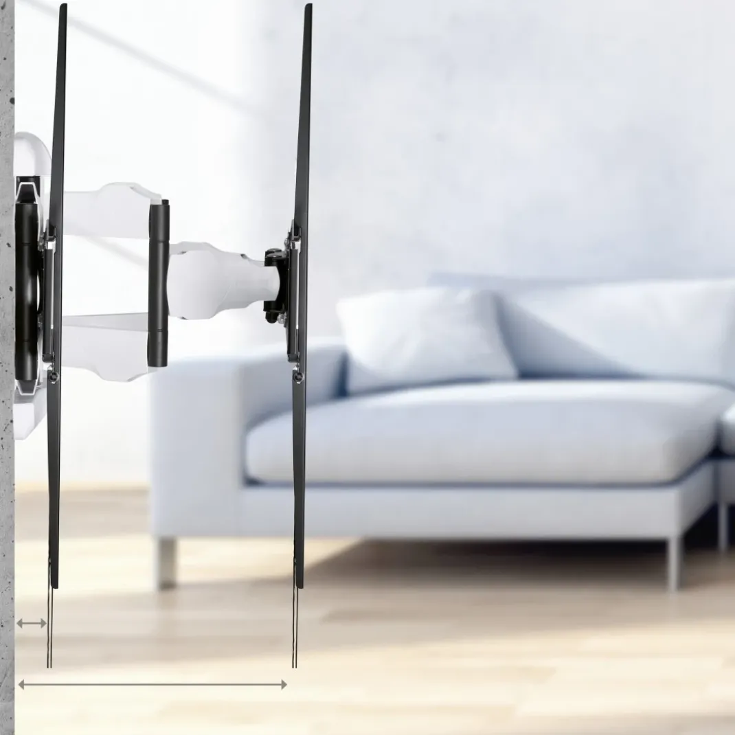 TV-Wandhalterung, schwenkbar, neigbar, ausziehbar, 229 cm (90") bis 75 kg
