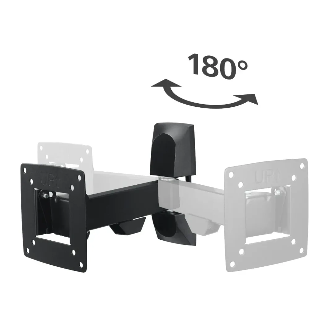 TV-Wandhalterung, schwenkbar, neigbar, 66 cm (26") bis 15 kg