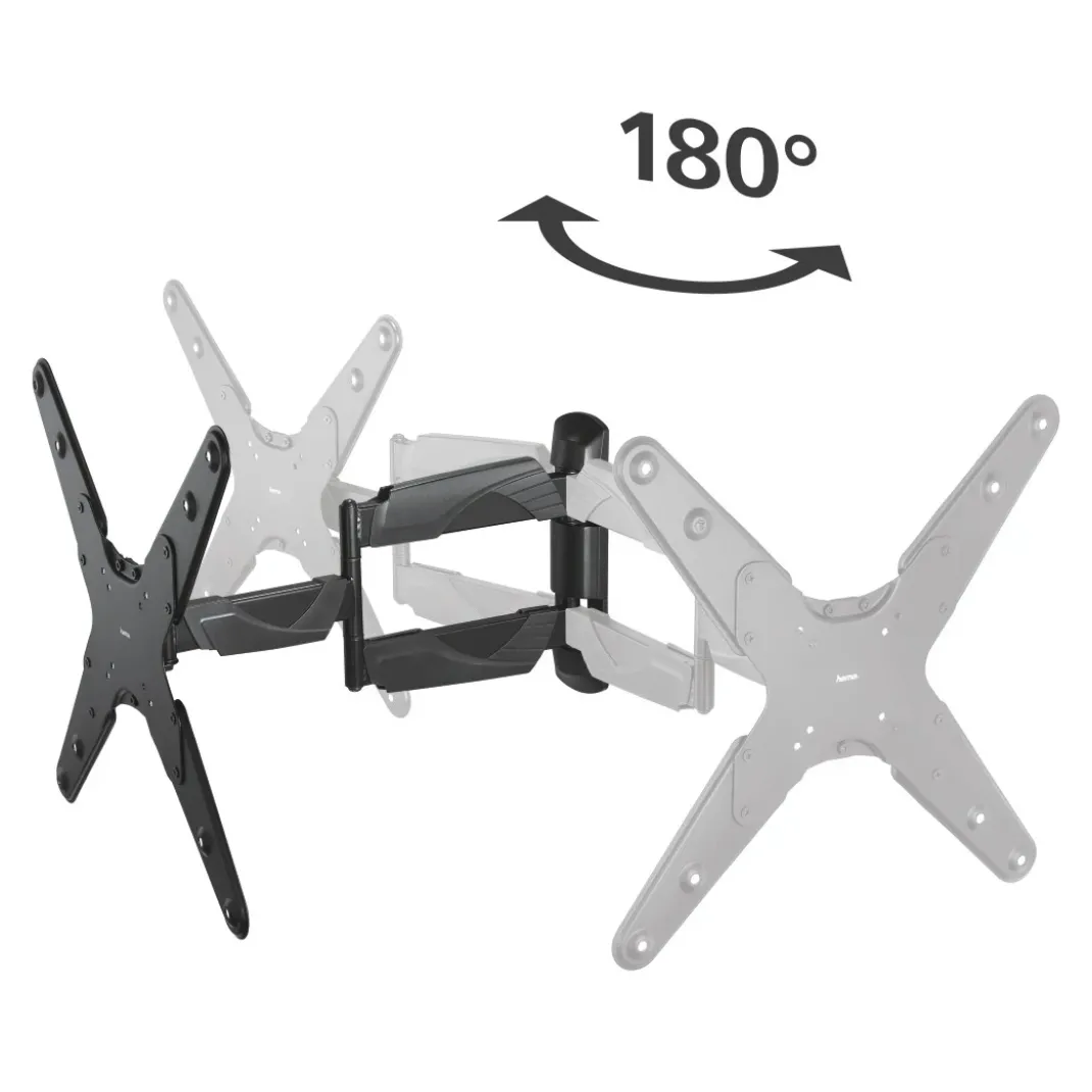 TV-Wandhalterung, schwenkbar, neigbar, ausziehbar, 165 cm (65") bis 35 kg