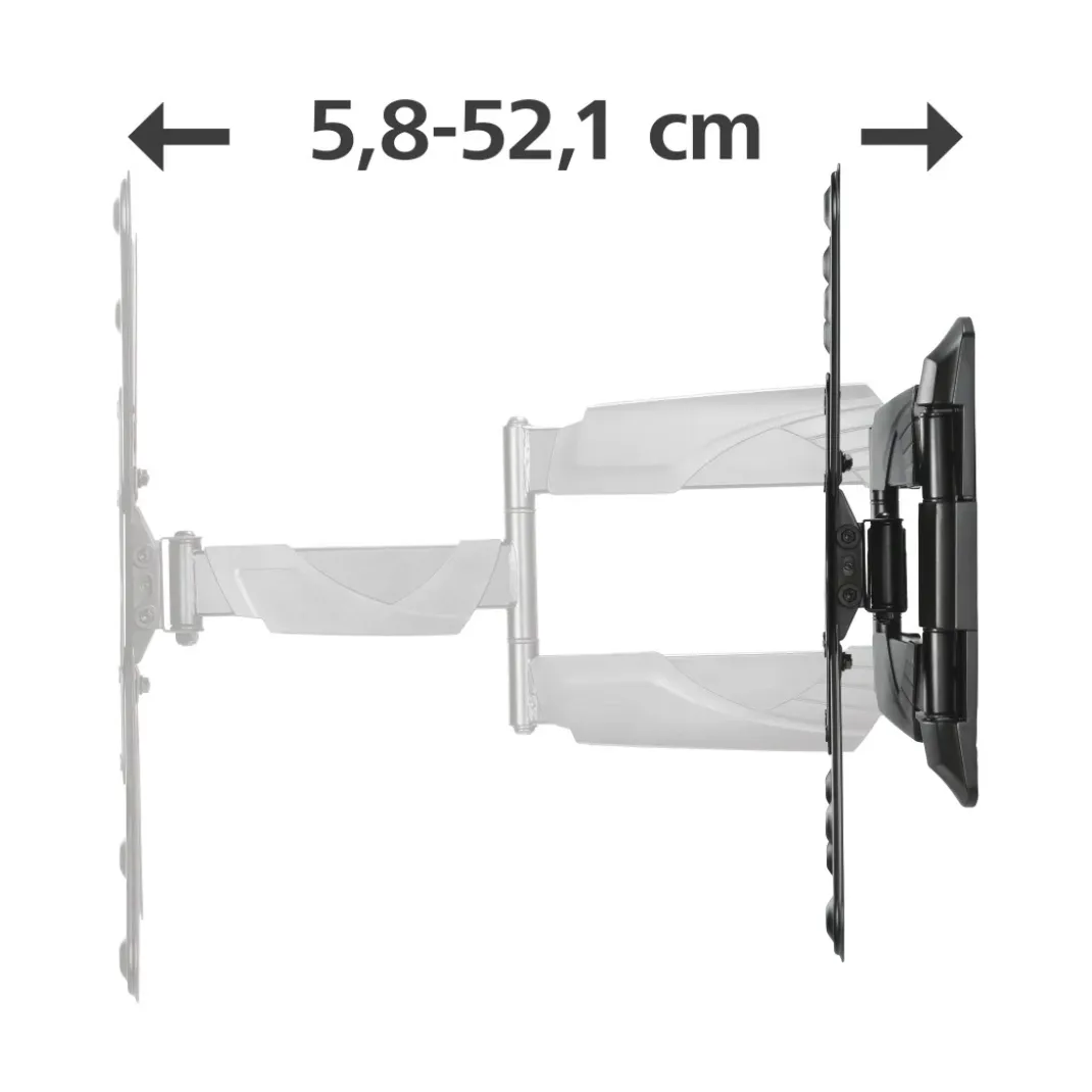 TV-Wandhalterung, schwenkbar, neigbar, ausziehbar, 165 cm (65") bis 35 kg