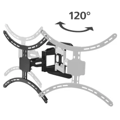 TV-Wandhalterung, schwenkbar, neigbar, ausziehbar, 229 cm (90