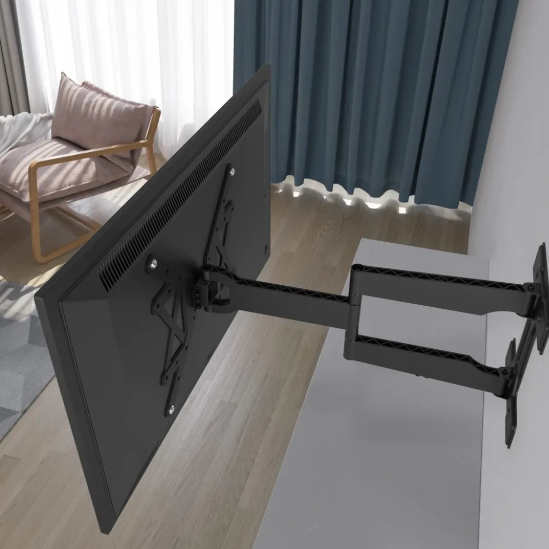 TV-Wandhalterung schwenkbar, ausziehbar, langer Arm, 165 cm (65") bis 50 kg