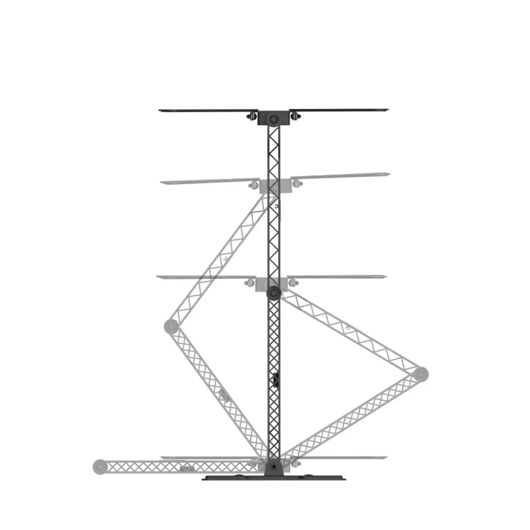 TV-Wandhalterung schwenkbar, ausziehbar, langer Arm, 165 cm (65") bis 50 kg