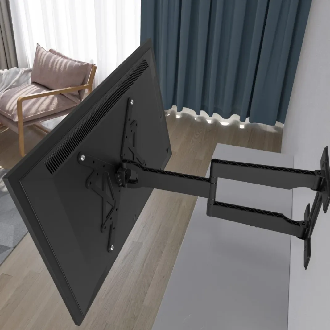 TV-Wandhalterung schwenkbar, ausziehbar, langer Arm, 165 cm (65") bis 50 kg