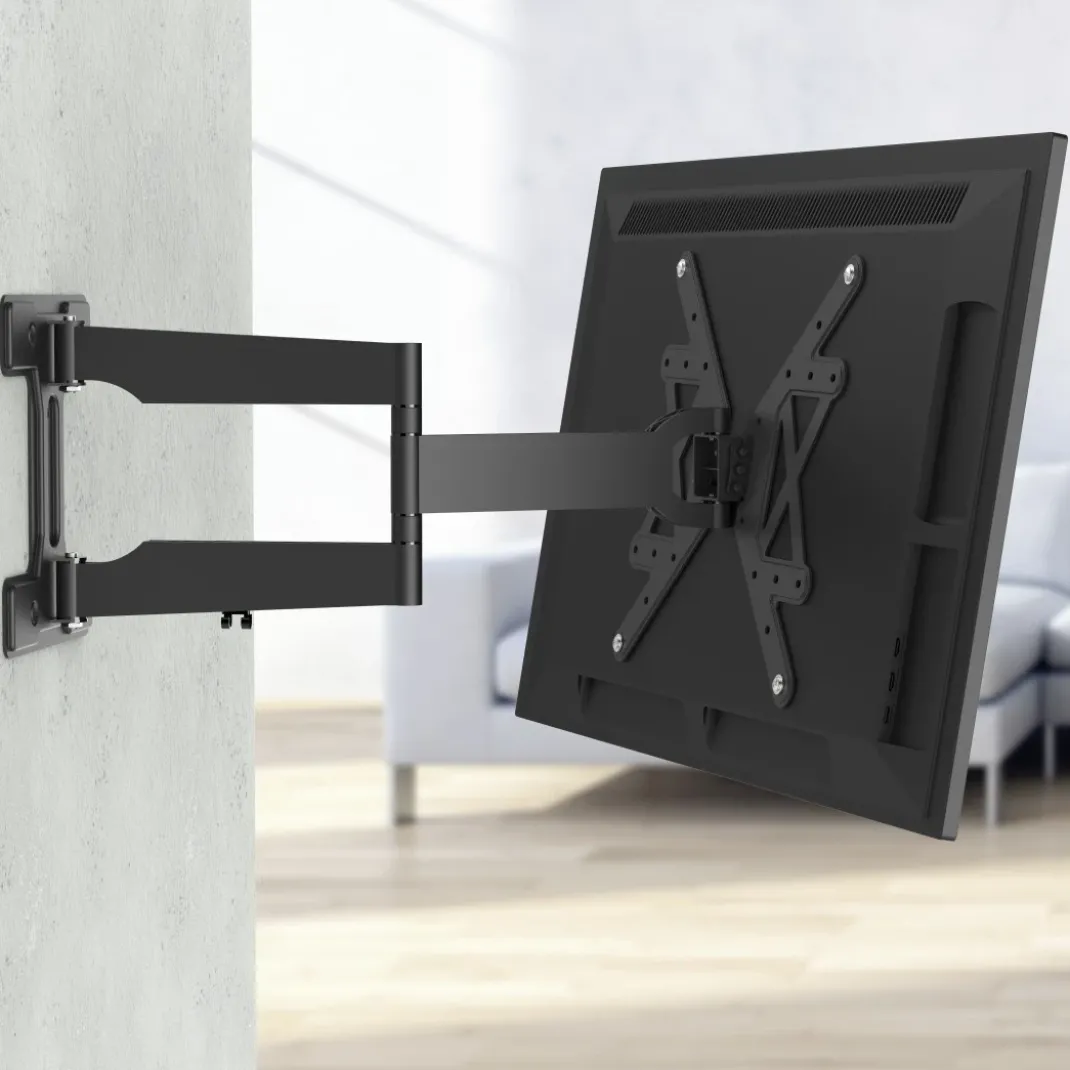 TV-Wandhalterung schwenkbar, ausziehbar, langer Arm, 165 cm (65") bis 50 kg