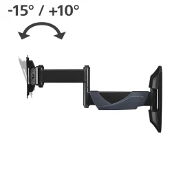 TV-Wandhalterung, schwenkbar, neigbar, ausziehbar, 66 cm (26