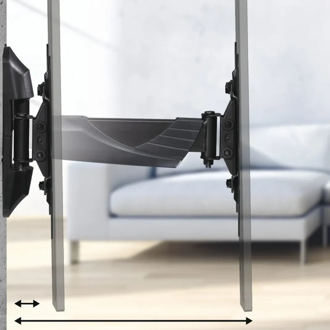 TV-Wandhalterung, schwenkbar, neigbar, 127 cm (50") bis 35 kg