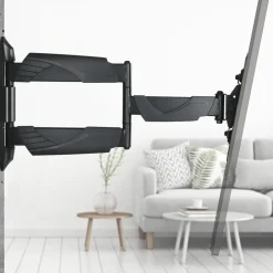 TV-Wandhalterung, schwenkbar, neigbar, ausziehbar, 122 cm (48