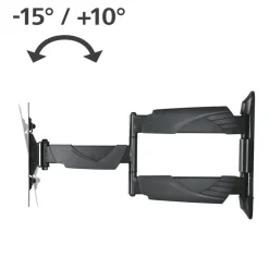 TV-Wandhalterung, schwenkbar, neigbar, ausziehbar, 122 cm (48