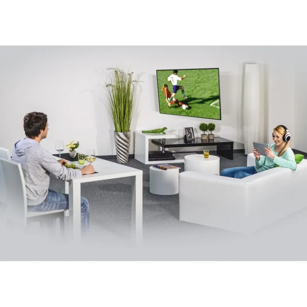 TV-Wandhalterung, schwenkbar, neigbar, ausziehbar, 122 cm (48") bis 35 kg