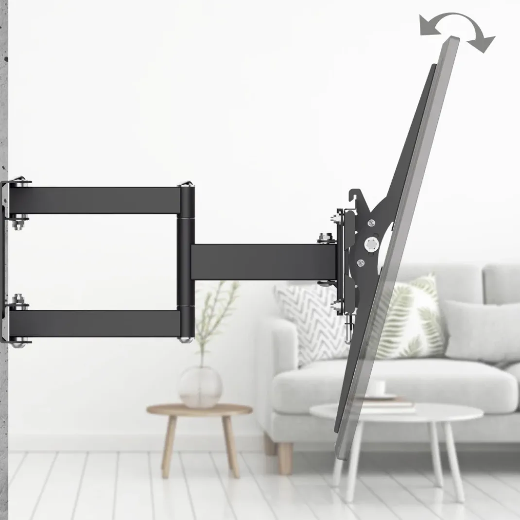 TV-Wandhalterung, schwenkbar, neigbar, ausziehbar, 165 cm (65") bis 35 kg