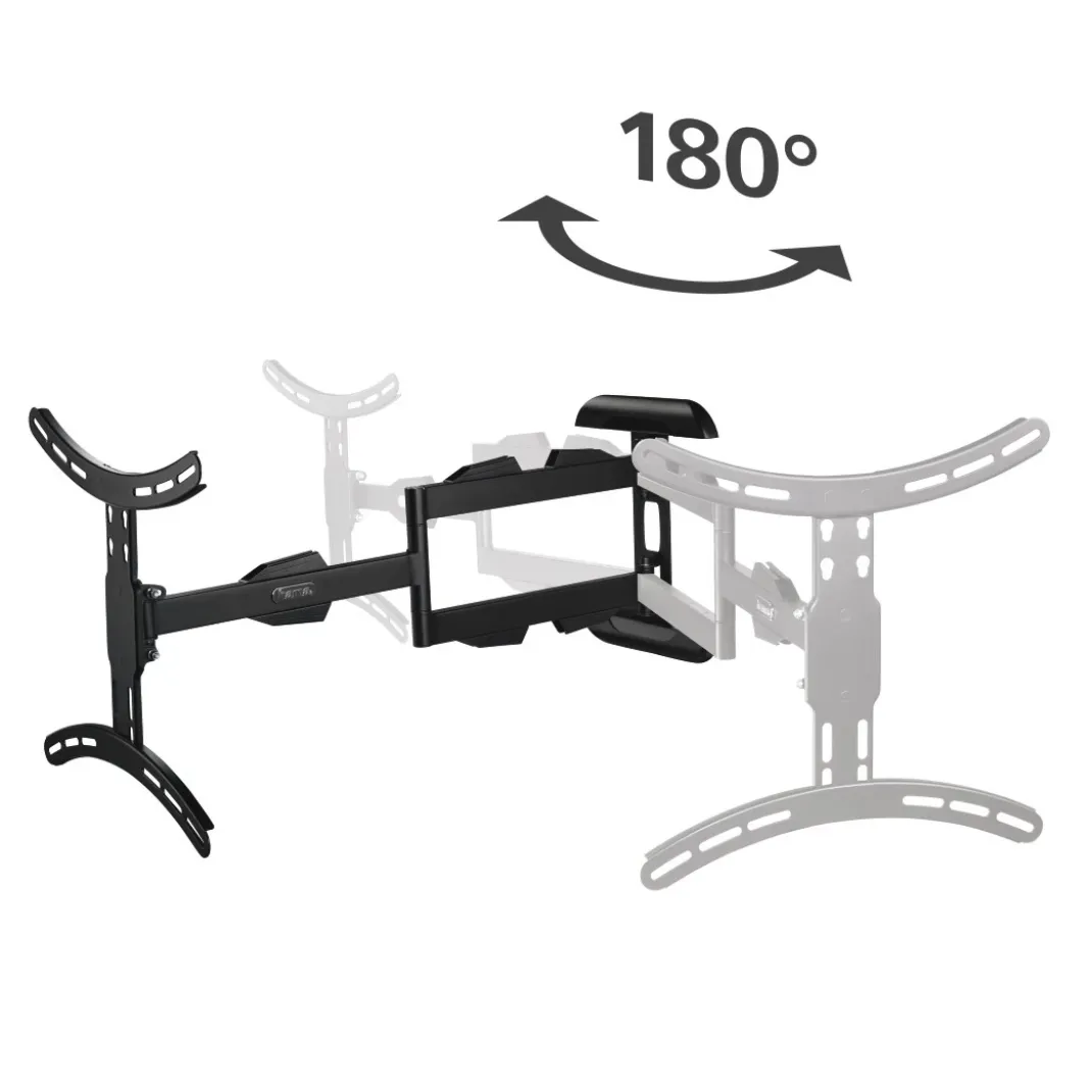 TV-Wandhalterung, schwenkbar, ausziehbar, langer Arm, 165cm (65"), bis 25kg