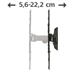 TV-Wandhalterung, schwenkbar, neigbar, 165 cm (65