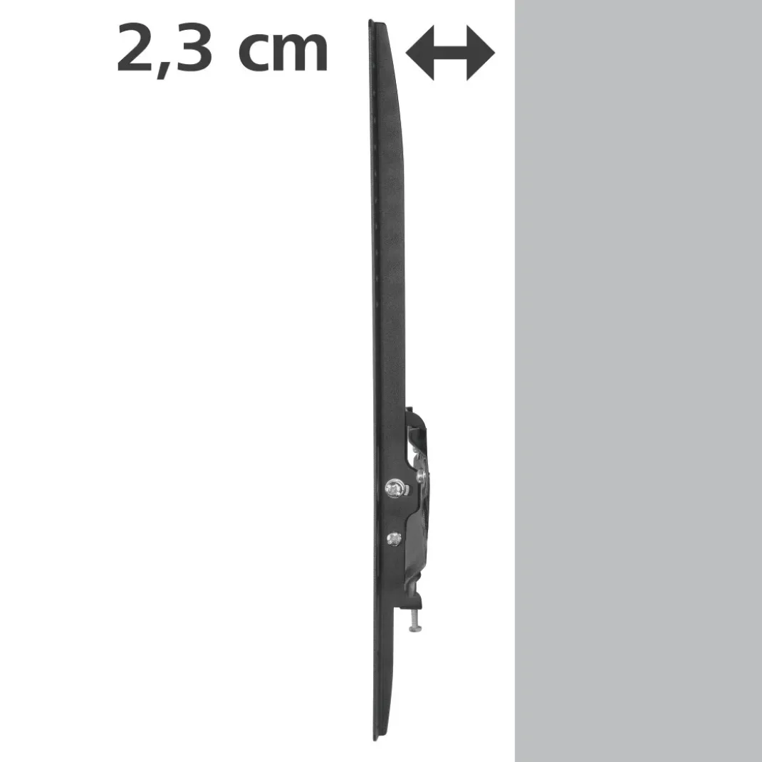 TV-Wandhalterung, starr, 165 cm (65") bis 35 kg, Wandabstand 2,3 cm