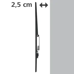 TV-Wandhalterung, starr, 191 cm (75") bis 40 kg, Wandabstand 2,5 cm