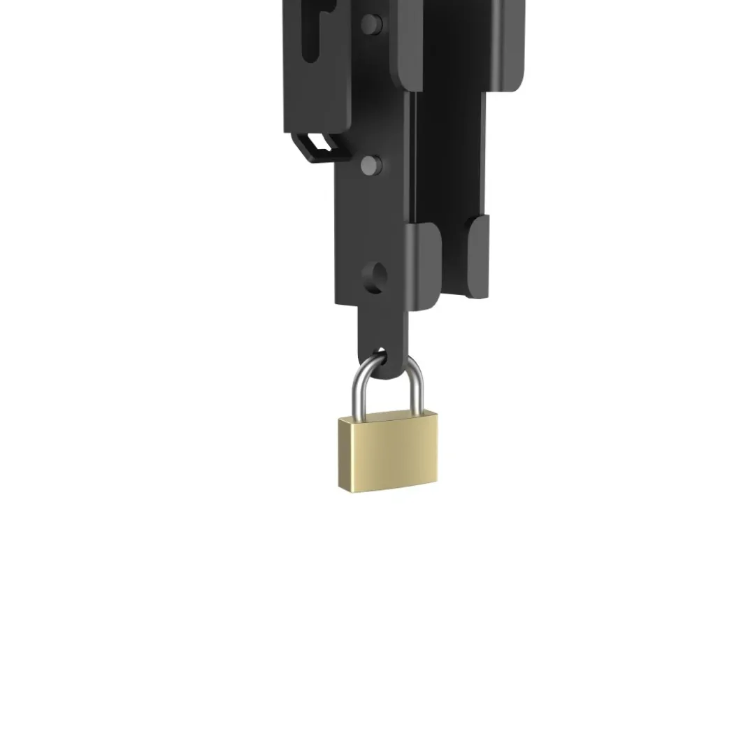 TV-Wandhalterung, starr, Diebstahlschutz, 165 cm (65") bis 50 kg