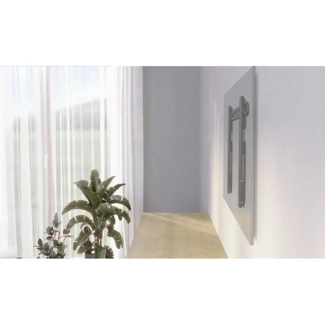TV-Wandhalterung TILT "Ultraslim", 229 cm (90"), 600x400, flach, Anthrazit