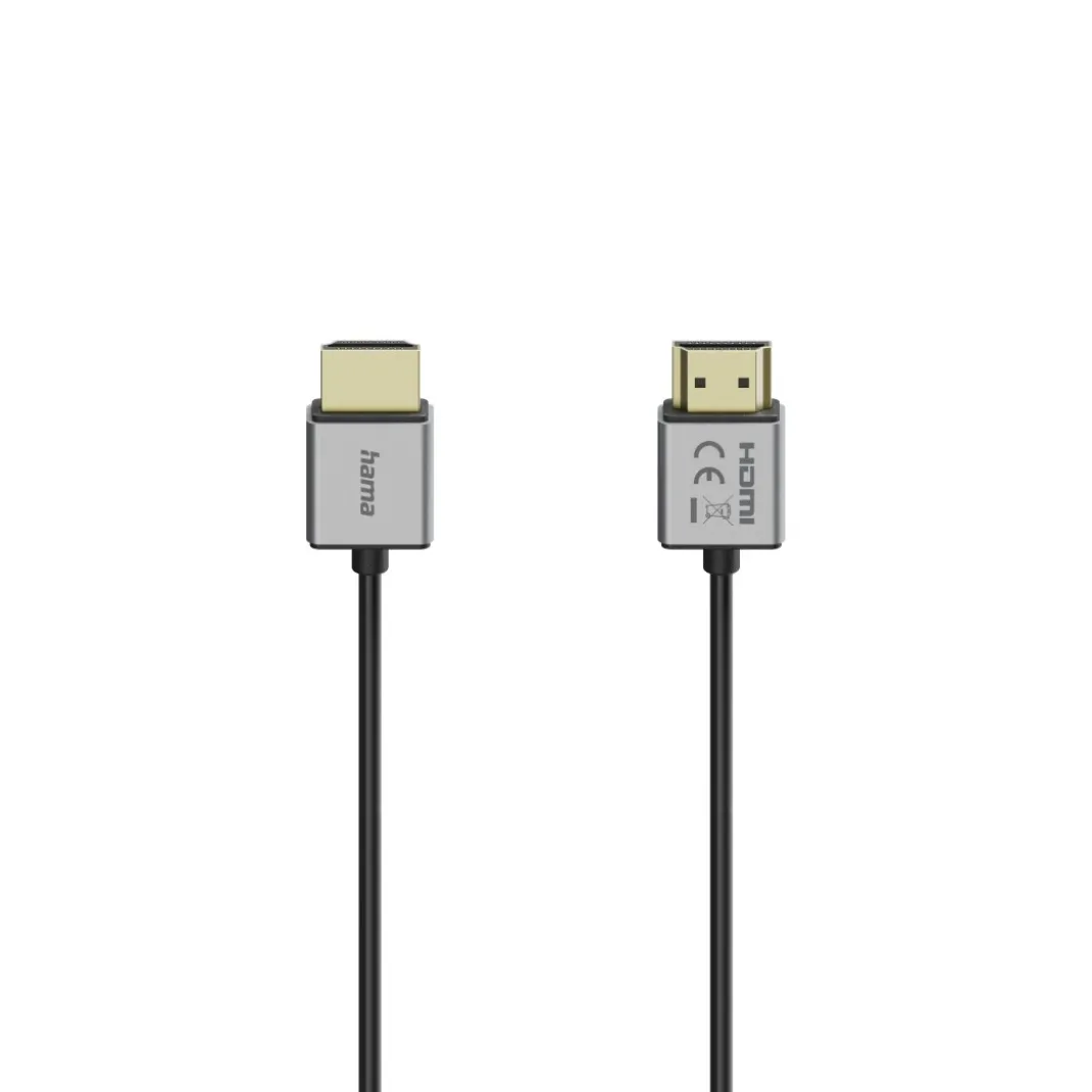 Ultra High Speed HDMI™-Kabel, zertifiziert, Stecker-Stecker, 8K, Alu, 1,5 m
