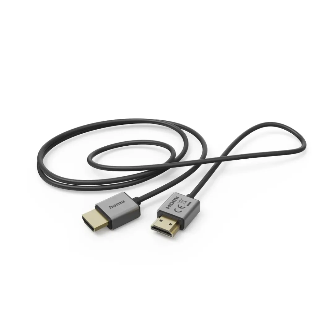 Ultra High Speed HDMI™-Kabel, zertifiziert, Stecker-Stecker, 8K, Alu, 1,5 m