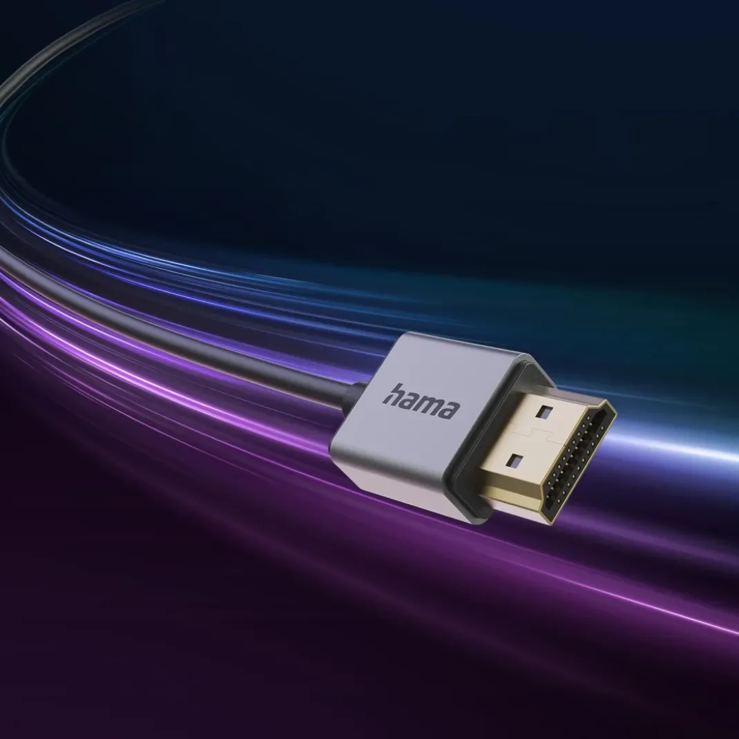 Ultra High Speed HDMI™-Kabel, zertifiziert, Stecker-Stecker, 8K, Alu, 1,5 m