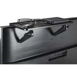 Universales Bildschirmregal für TV und Monitore, 30,0 x 12,7 cm, Schwarz