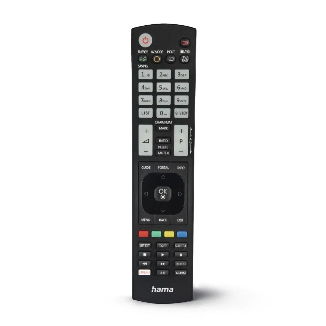 Universal-Fernbedienung für LG TVs, IR, lernfähig, leuchtende Tasten